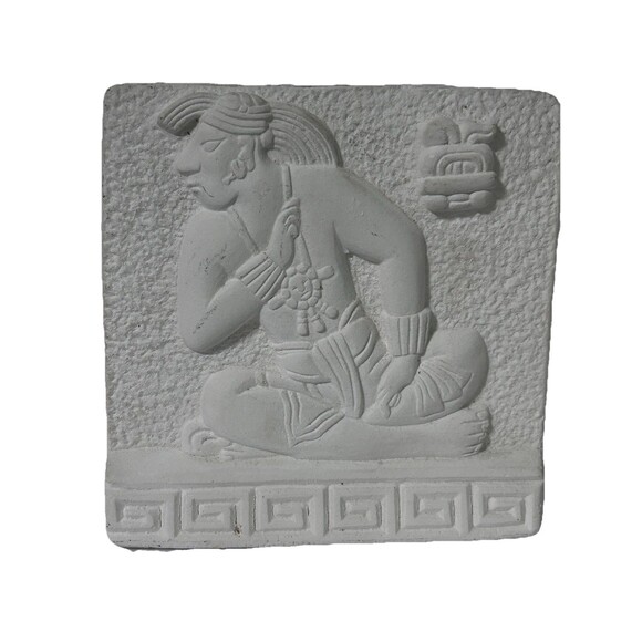 Replica Carving Lord Zac The New King Of Bonampak - Picture 1 of 14